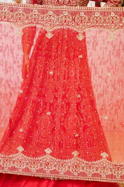 Red Mehrunnisa Bridal — image 5
