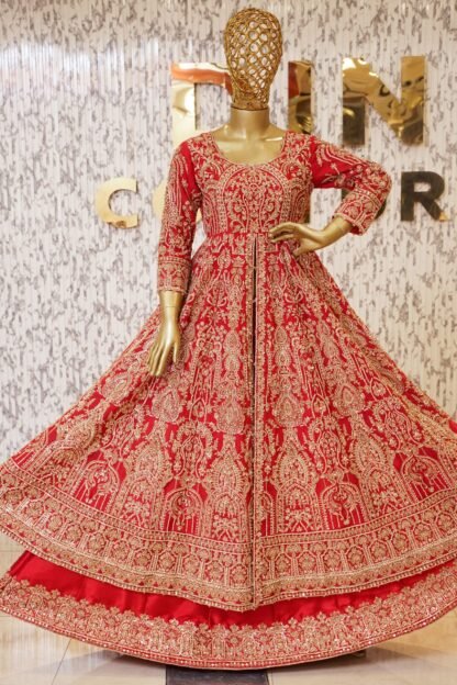 Red Mehrunnisa Bridal — image 3