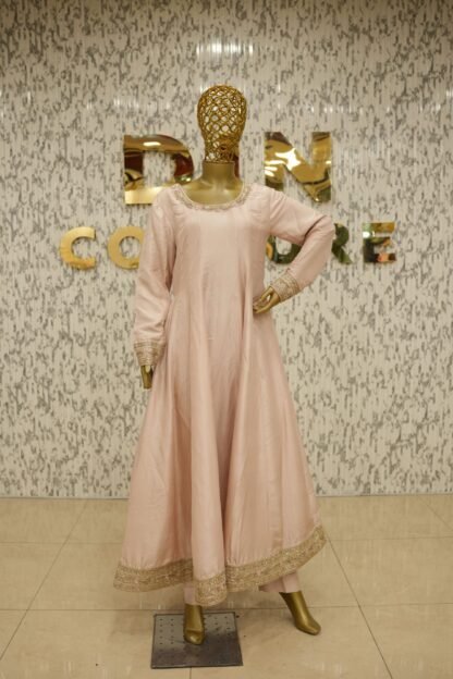 Kalidaar Raw Silk Frock — image 5