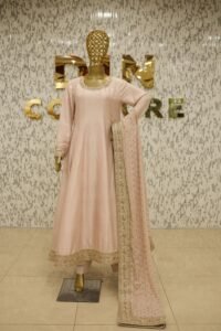 Kalidaar Raw Silk Frock