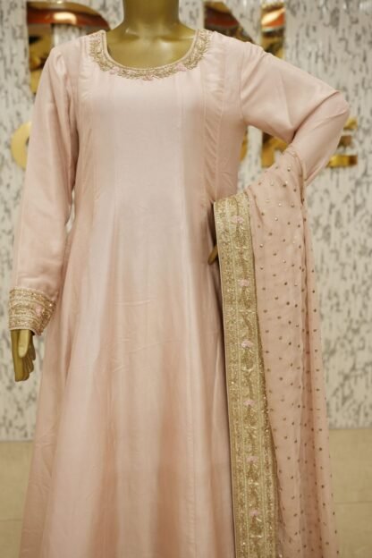 Kalidaar Raw Silk Frock — image 2