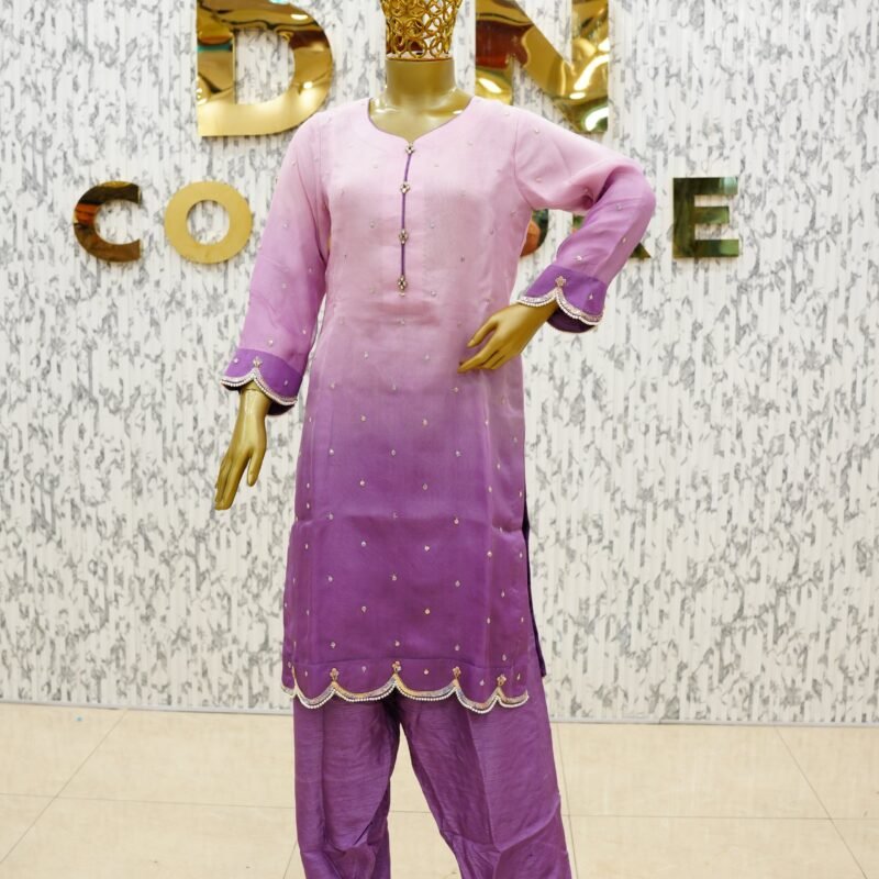 Ombre Lilac Pearl Dress