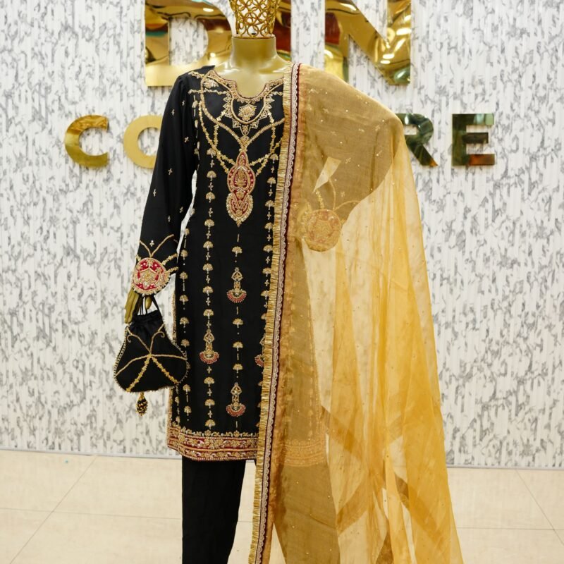 Pita Black Kurta