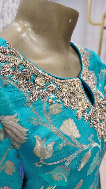 Turquoise Bloom Gharara Set — image 2