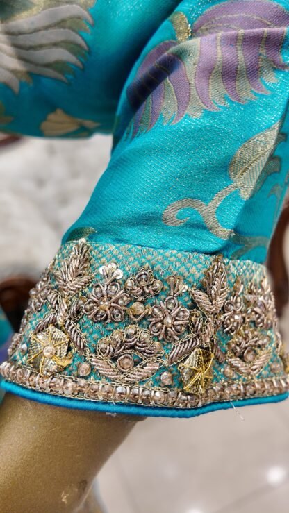 Turquoise Bloom Gharara Set — image 4