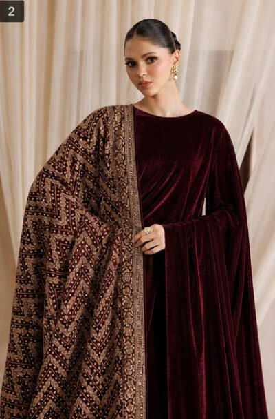 Zoya Velvet with Dupatta