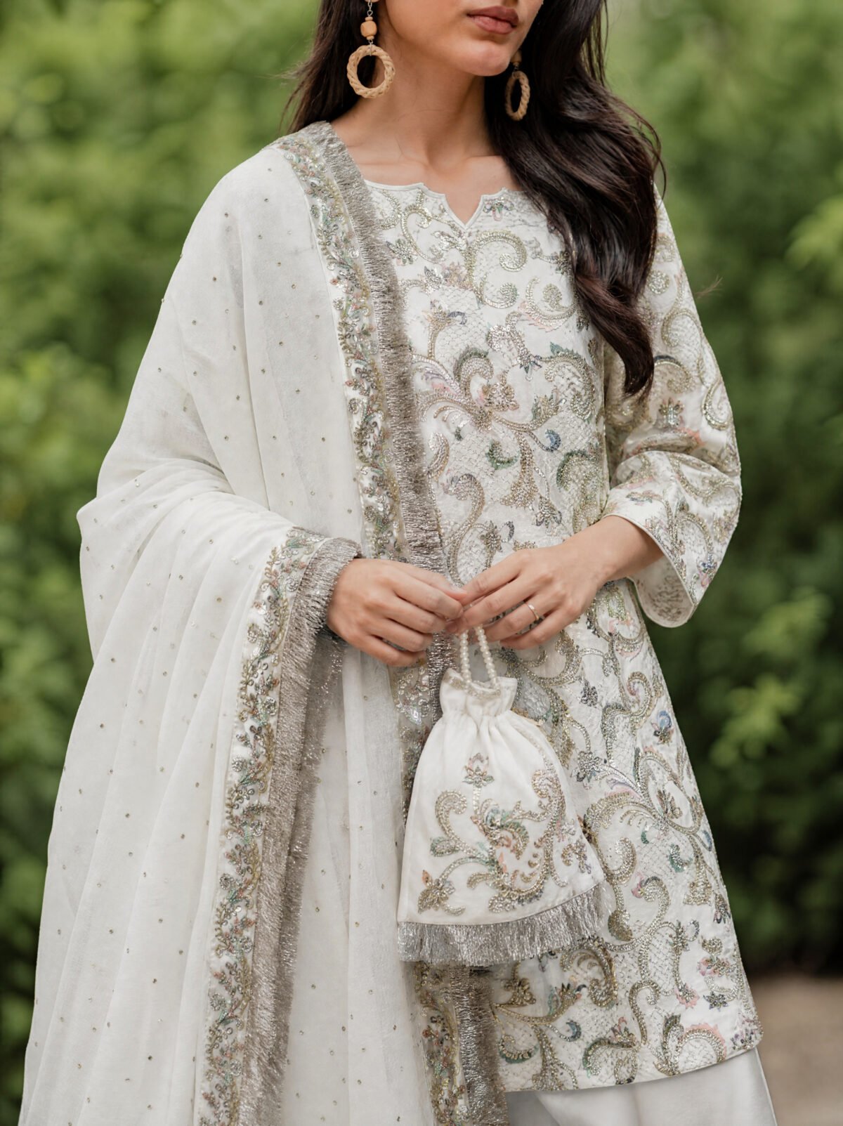 Lavender Whisper Shirt And Dupatta
