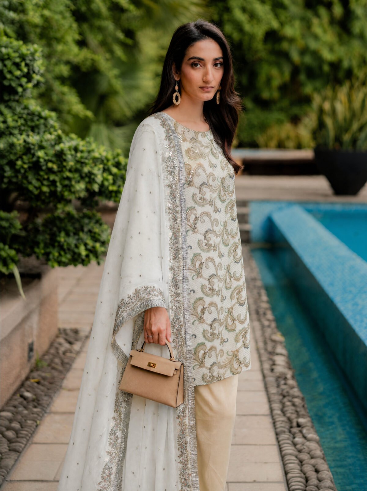 Lavender Whisper Shirt And Dupatta