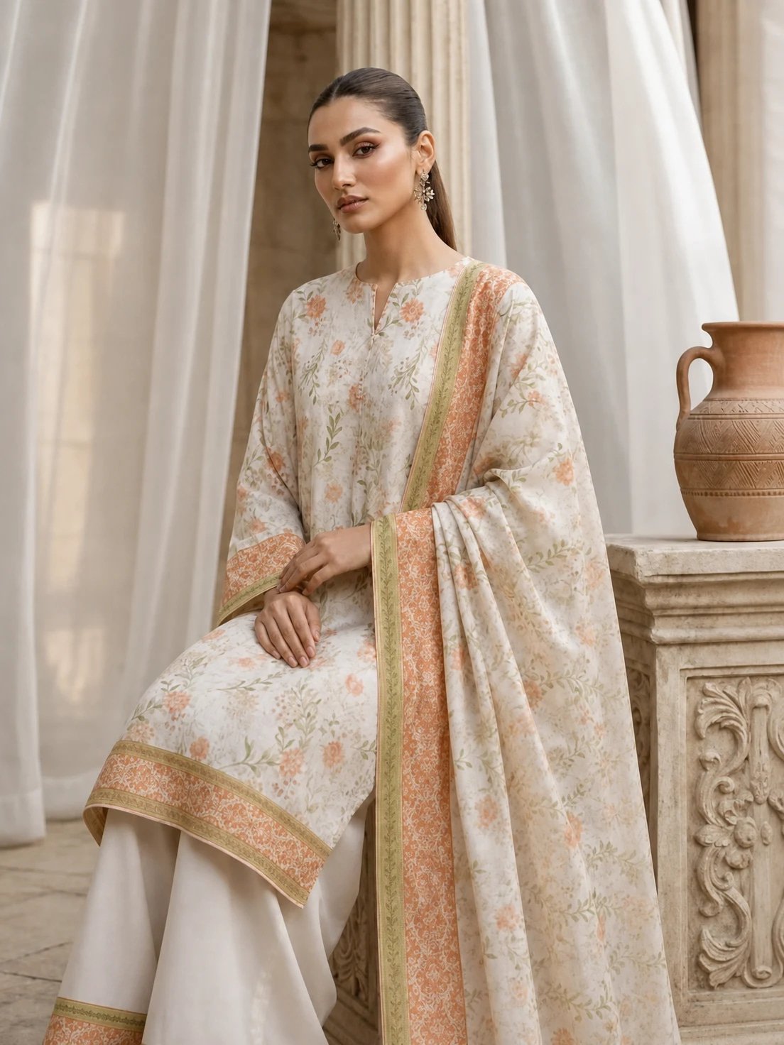 Pose 1 — 45° Side Profile