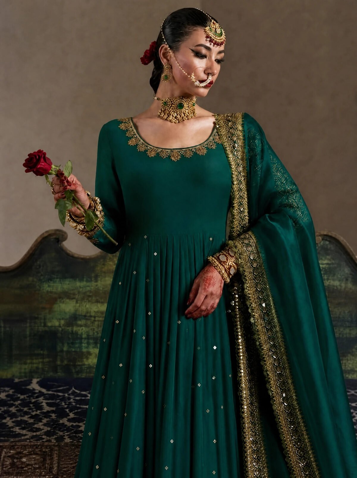 Pose 2 — Rear Back Drape