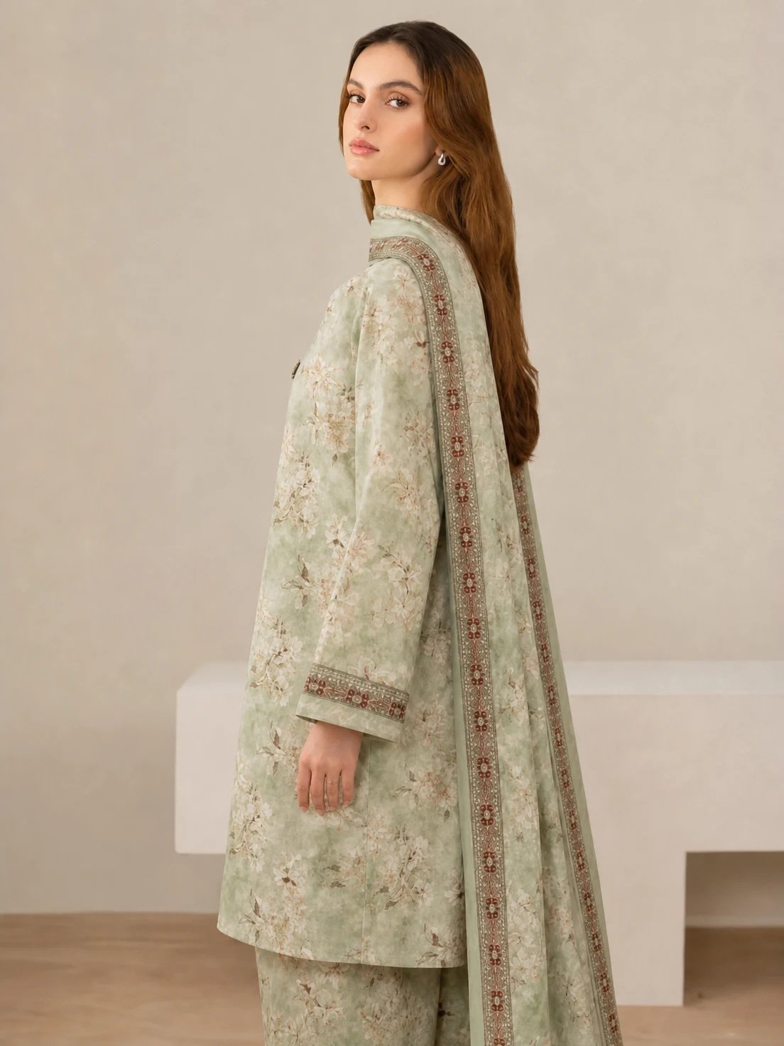 Pose 2 — Rear Back Drape