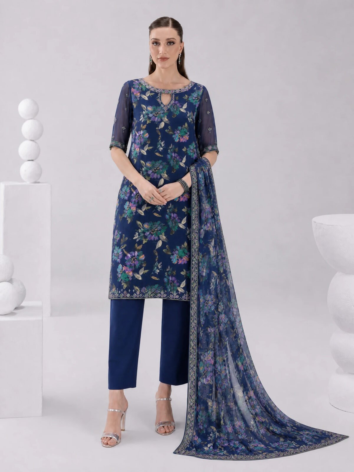 Pose 2 — Rear Back Drape